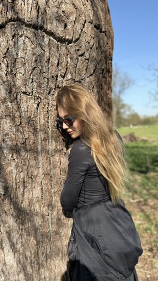 Kate connecting with nature